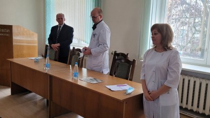 В Пружанской центральной районной больнице состоялась диалоговая площадка по обсуждению изменений и дополнений в Конституцию Республики Беларусь