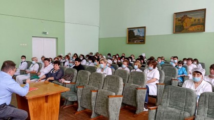 В Дрогичинской райбольнице прошла лекция посвященная «Неделе нулевого травматизма»