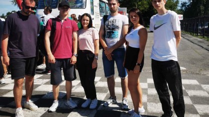 Команда Пинских медиков заняла второе место в городском турнире по картингу среди работающей молодежи