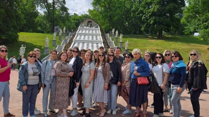 Медицинские работники Дрогичина с огромным удовольствием окунулись в историческую атмосферу Северной столицы