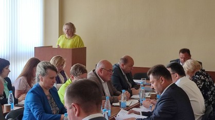Председатель и главный бухгалтер областной организации отраслевого профсоюза приняли участие в заседании президиума Республиканского комитета